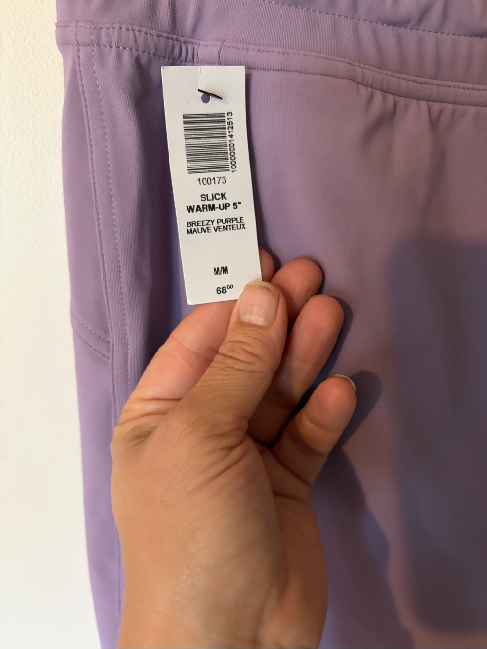 Aritzia Lavender Athletic Drawstring Short - Picture 2 of 4